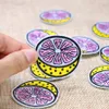 10 PCS Lemon Embroidered Patches for Clothing Iron on Transfer Applique Fruit Patch for Jeans Bags DIY Sew on Embroidery Stickers