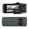 2021 El más nuevo Cámara dual Cámaras DVR para automóvil R300 GPS externo 3D G-Sensor 2 7 TFT LCD X3000 FHD 1080P Cam Videocámara Ciclo 2655