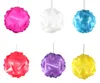 3000 stücke = 100 satz DIY Moderne Anhänger Ball Roman IQ Lampe Puzzle Anhänger Bunte Pendelleuchten 25 CM/30 CM/40 CM 3 größen 9 farben
