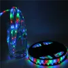 Silicone+ Epoxy injection IP68 Waterproof 300LEDS 5M/Roll RGB LED Strip 3528 SMD LED Ribbon Light 60led/m For Swimming pool