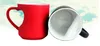 love cup Coffee Mug for lovers 350ML with red and white color ceramics coffee cup C01