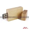 10 pièces 32 Go en bois d'érable clé USB en bois mémoire Flash Pendrives véritable véritable stockage couleur claire costume pour Logo personnalisé Promotio7150769