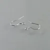 Orecchino in argento 925 polacco che trova gancio per filo per orecchio francese GANCI francesi in ARGENTO STERLING 925 EarWires Ear2638