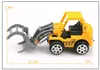 Mini camión de ingeniería modelo de juguete Tractor pala rodillo de camino excavadora trituradora máquina de agarre de madera 6 estilos para Navidad niño Bir2093276