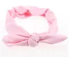 20 sztuk Nowa Urocza Dziewczyna Bawełniana Opaska Leopard Knoturban Twist Headband Head Wrap Hair Band Rabbit Ear Headscarf Rozmiar: 23 * 10 cm FD6536