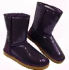 Dorp SHIPPING 2014 nouvelles femmes mode paillettes paillettes bottes de neige BOOT chaussures d'hiver noir bleu violet doré argent 6 couleurs