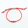30 pièces réglable kabbale rouge chaîne Bracelet mauvais œil perle Protection santé chance bonheur pour hommes et femmes bijoux cadeau 268n