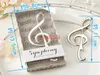 Fedex DHL Fast Shippig Whole Wedding Shower Party Favors Treble Clef Music Note Bottle Opener 50pcslot4821388