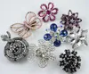 10 unids / lote estilo de mezcla tamaño ajustable Moda de cristal anillos de cluster para joyería regalo anillo de artesanía RI51