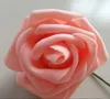 100 pcs Artificial Flowers Rose 8cm Foam Flowers For Bridal Bouquets Wedding Decor Wholesale Foam Flowers