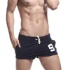 Whole2016 Nya herrsport shorts märke bomullsmän sportboxare shorts stammar som kör gym shorts gay shorts seobean1353975