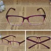 Retro rebite óculos de leitura gradiente moldura transparente homens mulheres óculos de leitura de plástico transparente dioptria +1.0-+4.0 10 pçs/lote frete grátis
