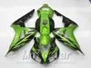 Carcaças plásticas de moldagem por injeção para HONDA 2006 2007 CBR1000RR peças da motocicleta 06 07 CBR 1000 RR carenagem preta verde kit BB56