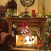 Medias de Navidad Calcetines Bolsa de Regalo Hombre de Nieve de Papá Noel NAVIDAD Árbol Medias Patrones Adornos Decoraciones al Por Mayor