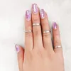 100pcs Top Grade Silver Band Rings Hot Sale New Fashion Punk Finger Ring For Women Girl Men Jewelry Wholesale Free Shipping 0010WR