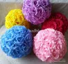 偽のバラボールDIA。 15cmの絹のキスバラの花のボールの結婚式のパーティーの装飾のためのボールuの人工的な装飾的な花のボールを選ぶ
