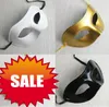 Fashion men Women Venetian Mask Mardi Gras Prom Party Masquerade Christmas Day Half Face Masks 4colors