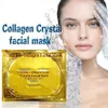 Retail Gold Collagen Facial Mask Nano Technology Crystal Mask Skin Care Whitening fuktgivande kollagen ansiktsmask med engelska paketet bästa kvalitet