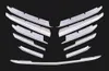 ¡Envío gratis! Alta calidad ABS cromo 12 unids/set parrilla decoración adornos, decoración tira brillante para Mazda 3 Axela 2014-2016