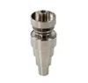 titanium nail domeless universal male female fit 10mm 14mm 18mm 6in1 for glass bongs glass tube free