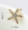 Sweet Girl No Pierced Single Ear Clip Rhinestone Starfish Cuff Earring Fashion Ear Cuff