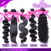 VERKOOP Brazilian Virgin Hair Inslag Body Wave Silky Straight Indian Maleisische Peruaanse Hair Extensions Mink Deep Curly Remy Human Hair Bundels Greatremy