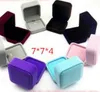 Velvet Jewelry Boxes for Necklace Fashion Delicate Flocking Foldable Jewellery Box Cases Valentine's Day Gift