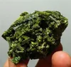 Partihandel 70g Natural Green Tourmaline Crystal Rough Stone Cluster Miner Prov för heminredning Gratis frakt