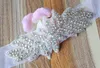 2020 Fashion Trendy White Rhinestone Weedding Abito da sposa Fascia fatte a mano per perle colorate nastro per cintura da sposa cristallina1237937