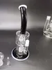 The black white side of the glass water pipe water pipe free shipping