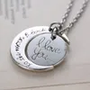 Fashion Pendant Necklace I Love You To The Moon And Back Retro Silver Pendant Necklace Gold/Silver Necklace Charm Pendant Love Moon Necklace