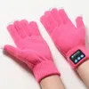 Wholesale New Rechargeable Wireless Bluetooth Music Headset Speaker Smart Touch screen Warm Knit Gloves