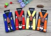 Kids Suspenders Fashion Clip-on Y-Back Boys & Girls Elastic Wedding Suspender Braces Belt Toddler Baby British Style Suspender 15 style 3658