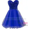 In Stock Cheap Homecoming Dresses Gold Black Blue White Pink Sequins Sweetheart A Line Short Cocktail Party Prom Gowns 100 Real I7621591