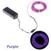 3M LED-remsa Flexibel Neon Sign Light Glow EL Wire Rope Tube Neon Light 8 Färger Bil Dans Party Kostym + Controller Julljus