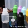 Wholesale Packing Bottles 5ml Childproof Cap Dropper E Liquid Empty Bottle