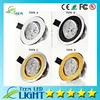 High Power LED Inbyggd lampa 3x3W 9W LED-lampa 85-265V LED-belysning Downlight Spot Light med förarfri Shioping