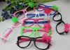 Led flash glasses frame children girl boy cartoon flashing lights glasses party bar event supplies decoration Christmas kids cheap gift