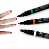 Hurtownia Nowy Styl Wygodna Moda 16 Kolory 3D Nail Art Pen Malowanie Design Narzędzie Rysunek do żelu UV Polski manicure (losowy kolor)