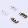2015nne Fashion Antique Серебряный серебряный медный металлический сплав горячий продажа A-Z Alphabet Letter E Charms Плавание 1000 шт.