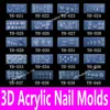 acrylic 3d nail art mold