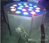 X24pcs بالجملة السوبر مشرق عالية الطاقة عالية الجودة dmx512 بقيادة مصباح 18x3 واط rgb الاسمية ضوء led شقة dj معدات تحكم مجانية