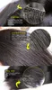 10 "-30" 100% Peruwiańskie Włosy Uwagi Ludzkie Hairstraight 4 SZTUK / LOT Hair Extensions Podwójne Wątek DHL Natural Color Bellahair