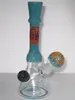 DAB 장비 색상 유리 가발 Wag Oil Rig Rig Rig Rigate Oil Rig Beaker Base Bong Bong 7.4 ''유리 봉 미니 봉 DAB 워터 파이프