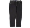 Homens casuais calças de brim plus size soltas calças compridas gordas preto denim azul Jean calças retas roupas para homens