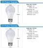 Nowy E27 Lampa LED 10W 15W 20W LED Lampa żarówki RGB 110 V 220 V Zdalne sterowanie 16 Zmień kolor Lampada LED Globalne światło Luz A65 A70 A80