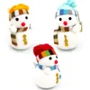 11*6 cm noël bonhomme de neige jouet poupée arbre de noël widget décoration de noël cadeaux poupées de noël petite taille CS014