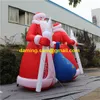 20ft High Santa Aufblasbar Für Weihnachten LED-Stufe Ereignis Dekor Inflatables Lieferant Nachtclub Parade Clearance