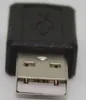 Gros 500pcs / lot USB A mâle à micro USB B femelle adaptateur de câble de données convertisseur de connecteur Livraison gratuite