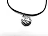 5PCs Outline Globe World Map Pendant Halsband Travel Global Planet Jordläder Rope Halsband Personlighet Graduation Geografi Presenter